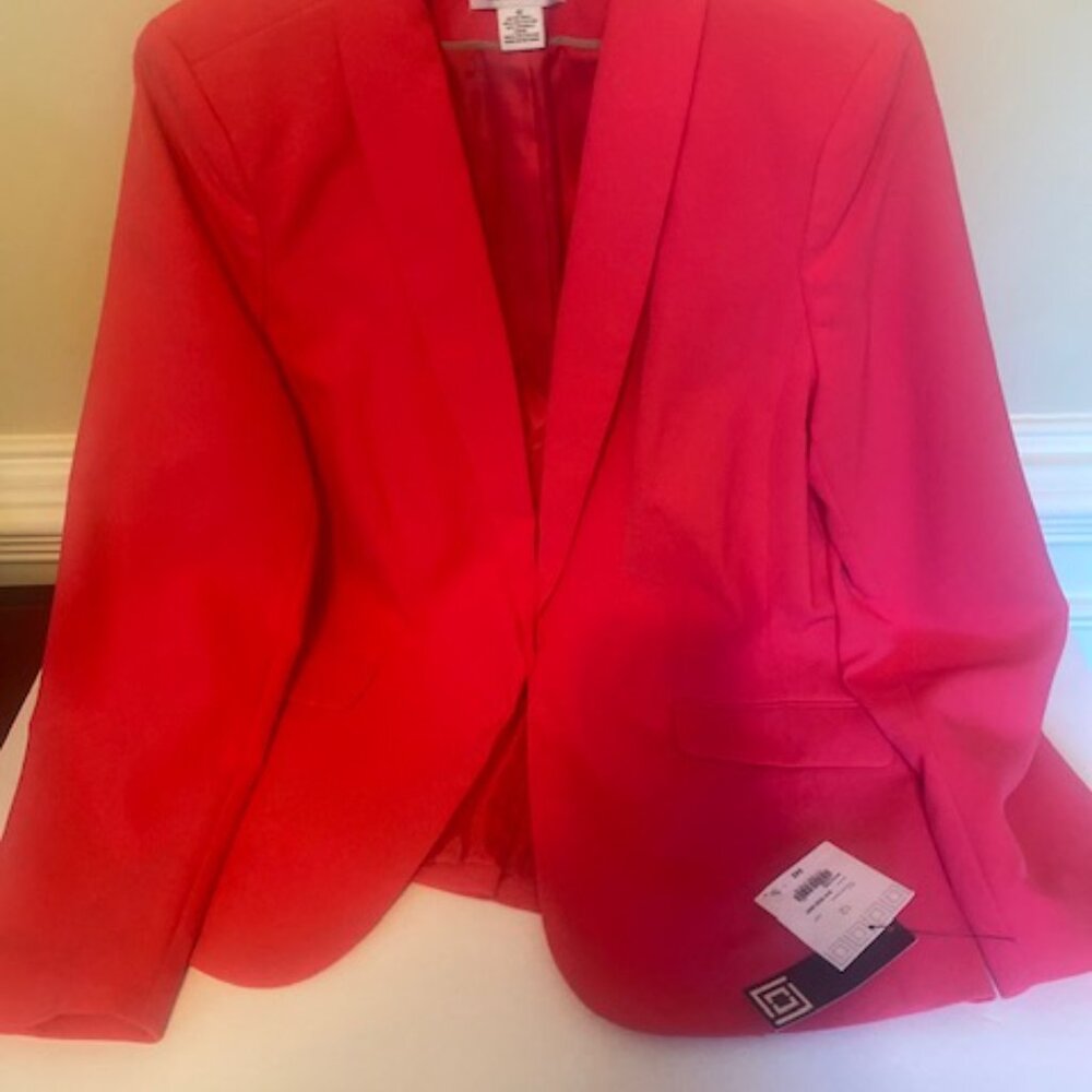 Liz Claiborne collection jacket/blazer, in Beach Rose (Pink), size 12 (NEW) - Picture 4 of 8